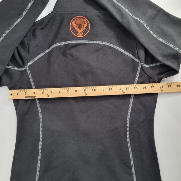 Jagermeister Full Zip Up Jacket Black orange Size XS Extra Small NWT Clique - Picture 4 of 5